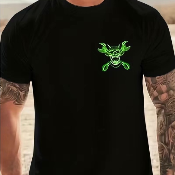 Men’s Halloween shirt Skull t-shirt shirt ~ Skull tshirt~ Scary shirt ~XLarge 46 - Picture 2 of 2